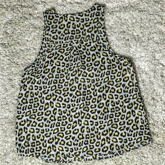 Joie silk leopard sleeveless top sz small - Picture 2 of 5